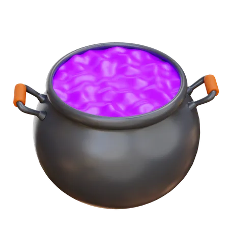 Cauldron Pot  3D Icon