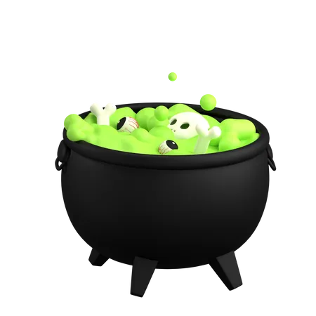 Cauldron Pot  3D Icon