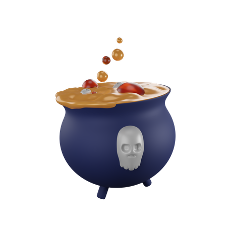 Cauldron Pot  3D Icon