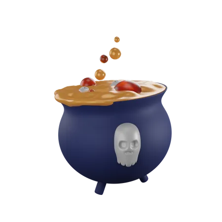 Cauldron Pot  3D Icon