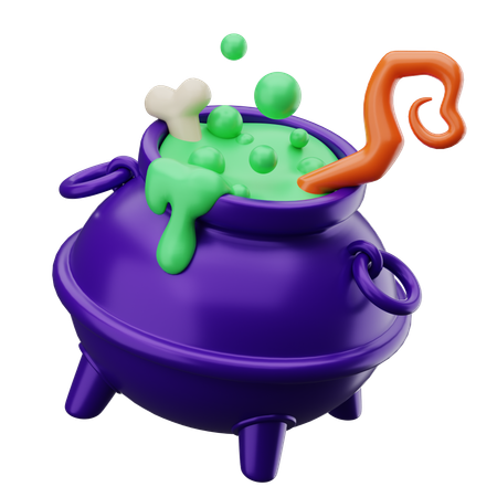 Cauldron Pot  3D Icon