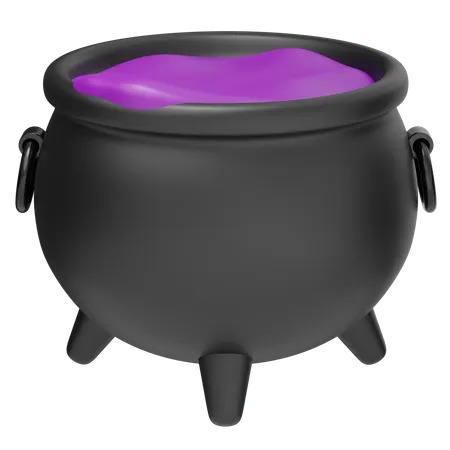 Cauldron Pot  3D Icon