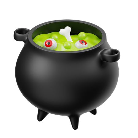 Cauldron Pot  3D Icon