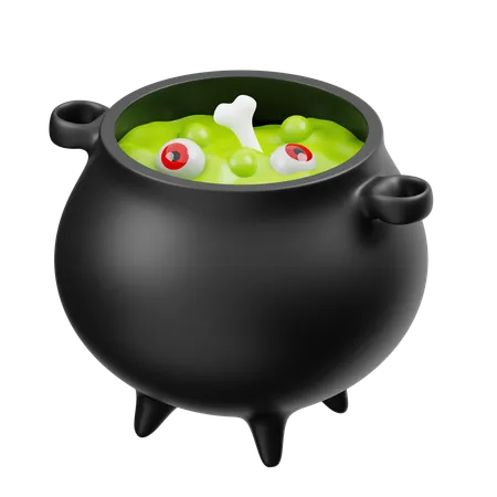 Cauldron Pot  3D Icon