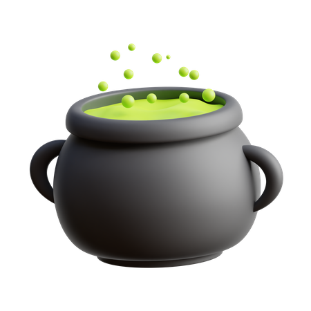 Cauldron Pot  3D Icon