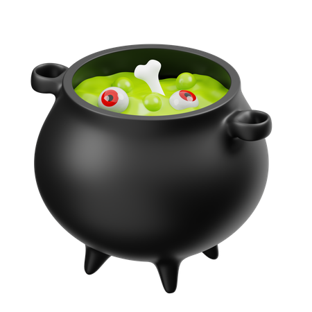 Cauldron Pot  3D Icon