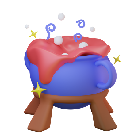 Cauldron Pot  3D Icon