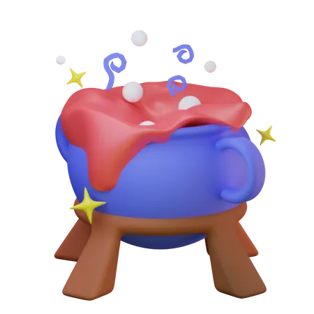 Cauldron Pot  3D Icon