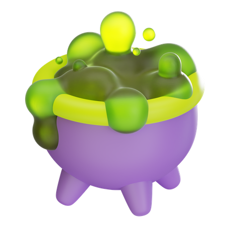 Cauldron Pot  3D Icon