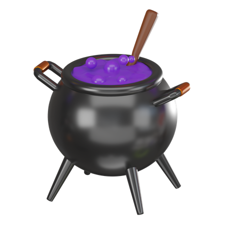 Cauldron Pot  3D Icon