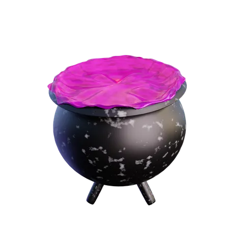 Cauldron Pot  3D Icon