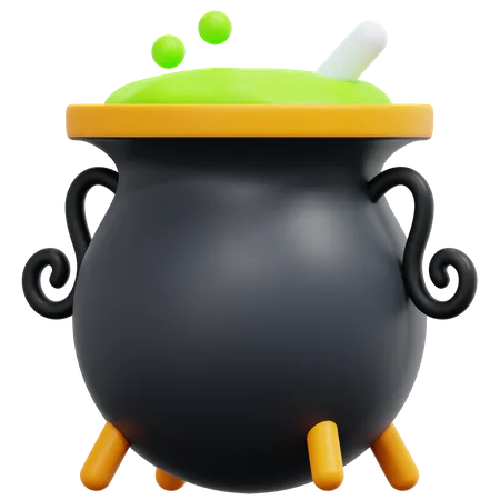 Cauldron Pot  3D Icon