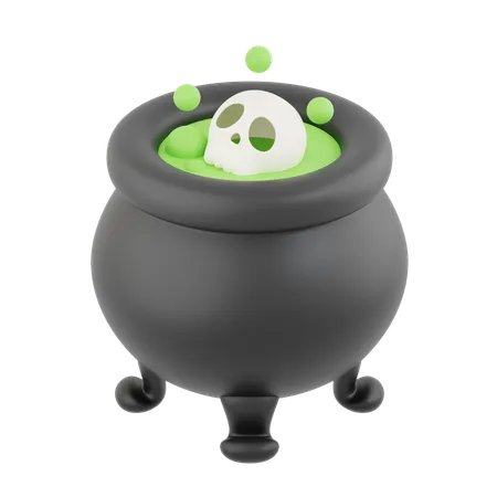 Cauldron Pot  3D Icon