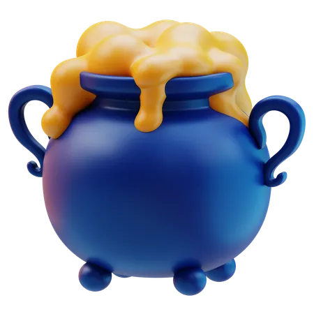 Cauldron Pot  3D Icon