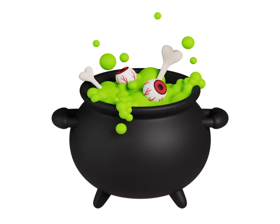 Cauldron Pot  3D Icon