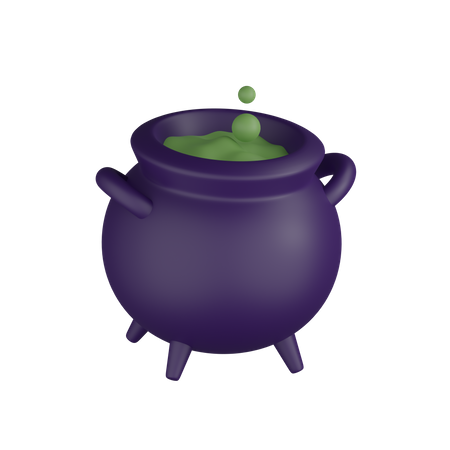 Cauldron Pot  3D Icon