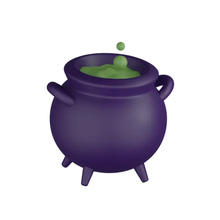 Cauldron Pot  3D Icon