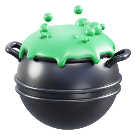 Cauldron Pot  3D Icon