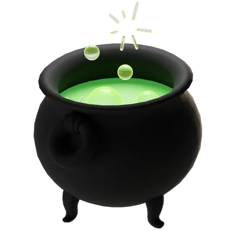 Cauldron Pot  3D Icon