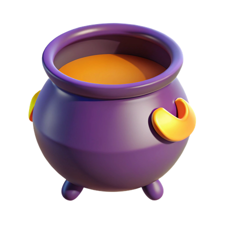 Cauldron Pot  3D Icon