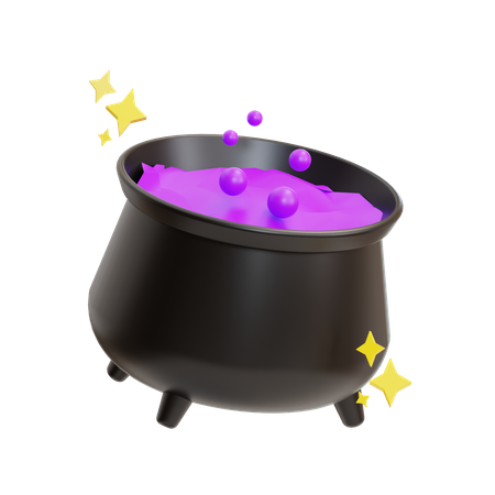 Cauldron Pot  3D Icon