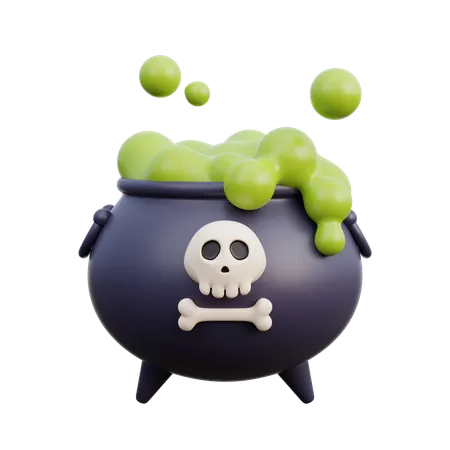 Cauldron Pot  3D Icon