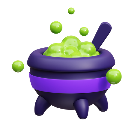 Cauldron Pot  3D Icon