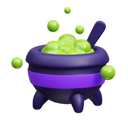 Cauldron Pot  3D Icon