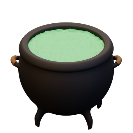 Cauldron Pot  3D Icon