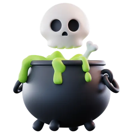 Cauldron Pot  3D Icon