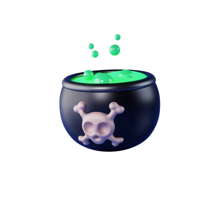 Cauldron Pot  3D Icon