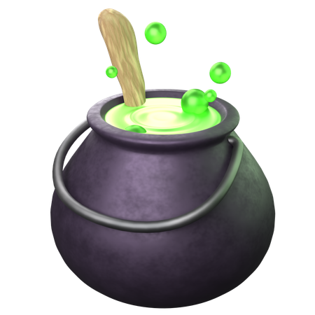 Cauldron Pot  3D Icon