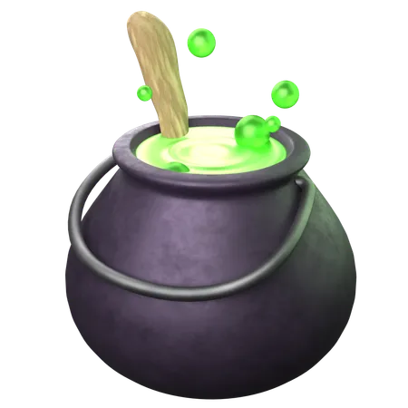 Cauldron Pot  3D Icon