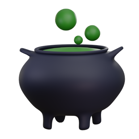 Cauldron Pot  3D Icon