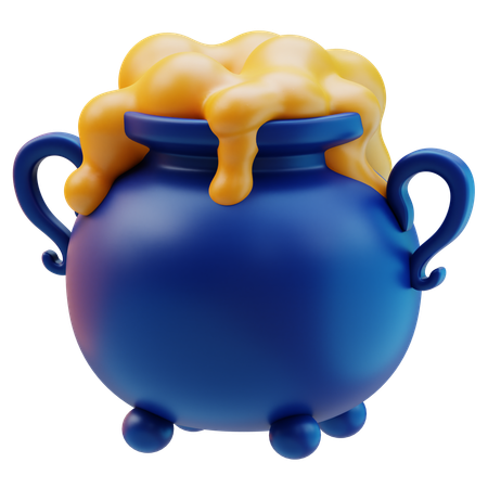Cauldron Pot  3D Icon