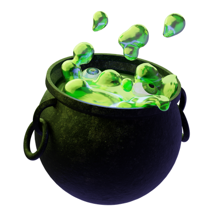 Cauldron Pot  3D Icon