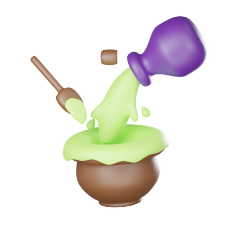 Cauldron Pot  3D Icon