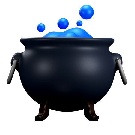 Cauldron Pot  3D Illustration