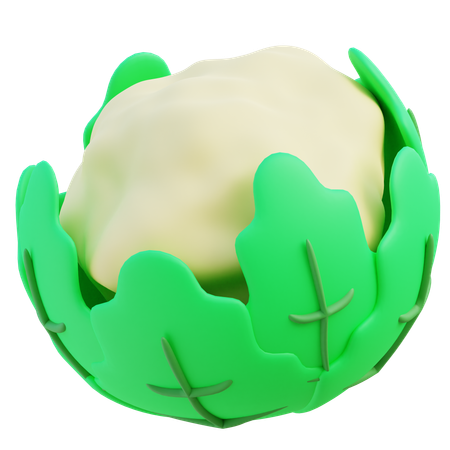 Cauliflower  3D Icon