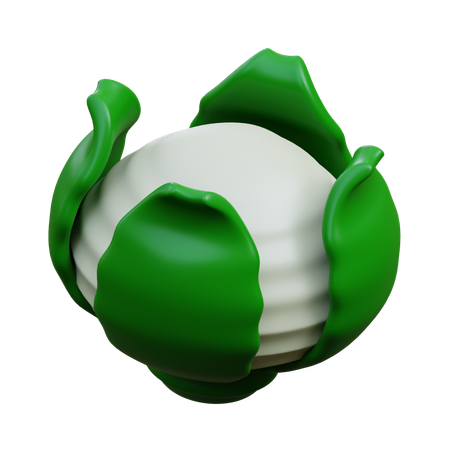 Cauliflower  3D Icon