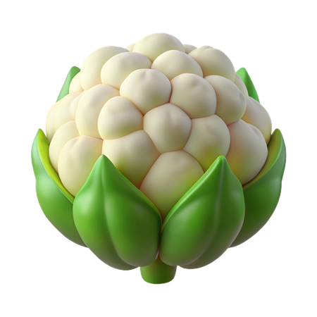 Cauliflower  3D Icon