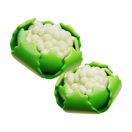 Cauliflower  3D Icon