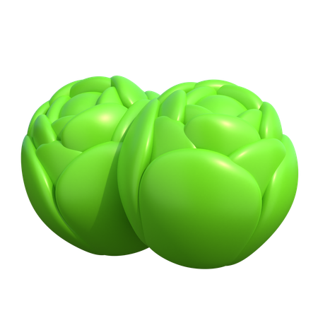 Cauliflower  3D Icon