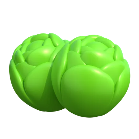 Cauliflower  3D Icon