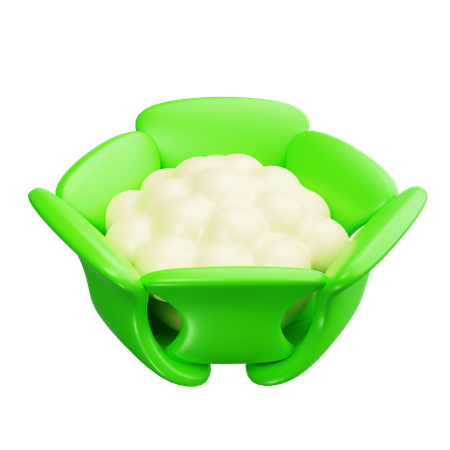 Cauliflower  3D Icon