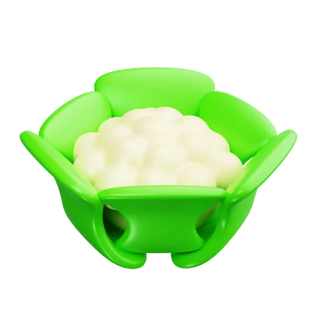 Cauliflower  3D Icon