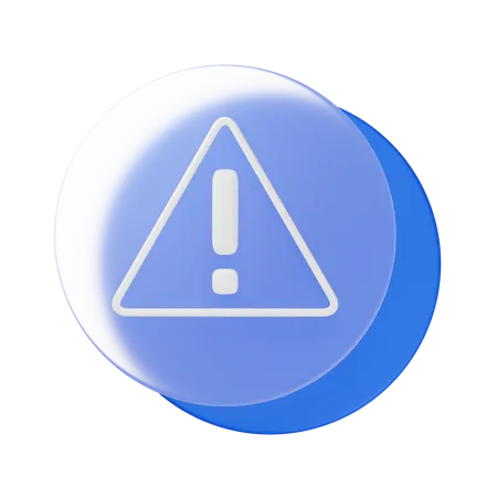 Caution  3D Icon