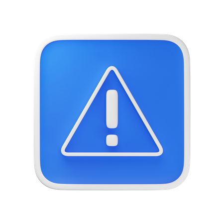 Caution  3D Icon