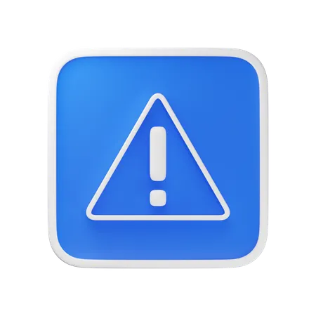 Caution  3D Icon