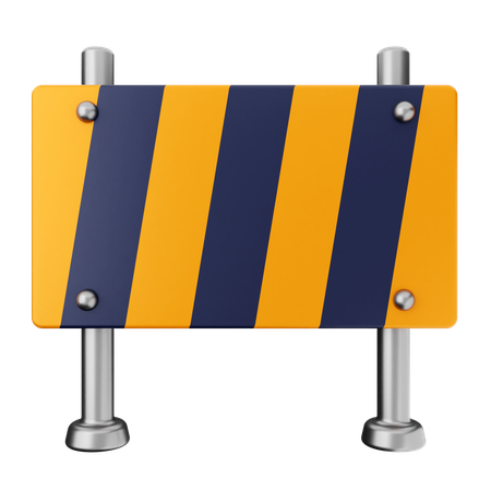 Caution Sign  3D Icon